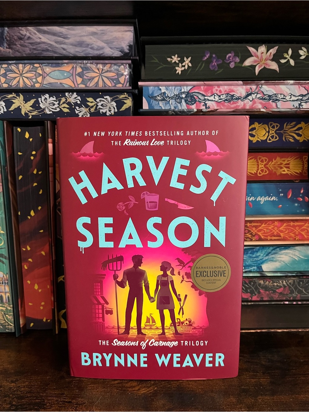 Harvest Season by Brynne Weaver Hardcover B&N Signed Exclusive
